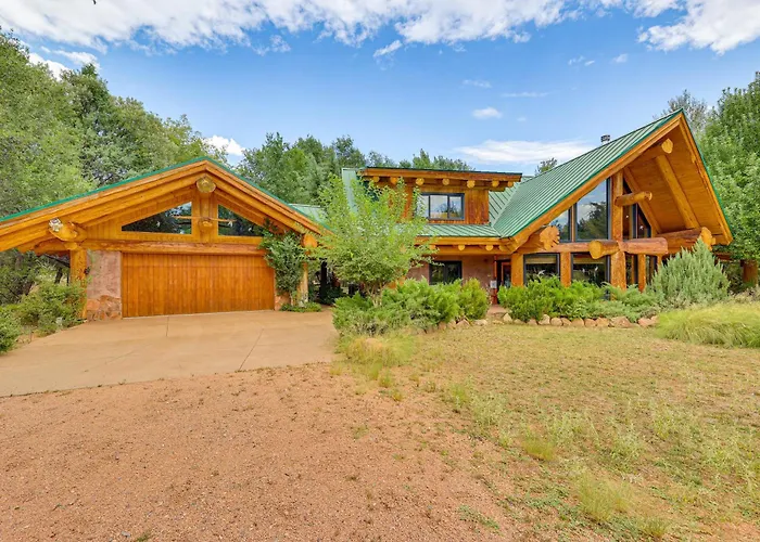 Scenic Cabin! Fireplace + Wraparound Patio *