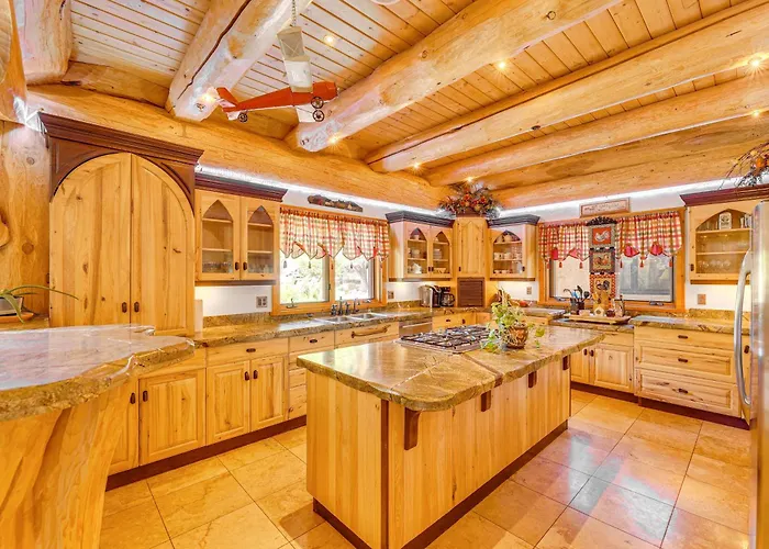 Scenic Cabin! Fireplace + Wraparound Patio *