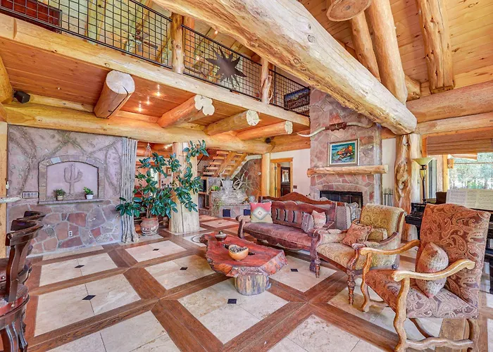 Scenic Cabin! Fireplace + Wraparound Patio Ferienhaus Payson